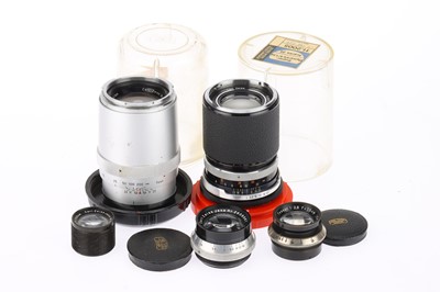 Lot 736 - A Group of Carl Zeiss Jena Lenses