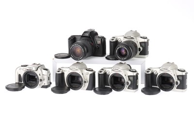 Lot 307 - A Group of Canon EOS 35mm SLR Camera Bodies