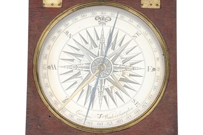 Lot 156 - An 18th Century Silvered Compass By Givsani, Woolverhampton