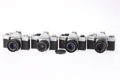 Lot 255 - A Group of Praktica TL Series 35mm SLR Cameras