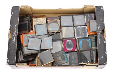 Lot 1265 - A Large Collection of Mixed, Loose Magic Lantern Slides