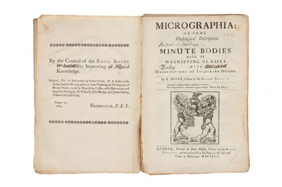 Lot 241 - Hooke, Robert, Micrographia