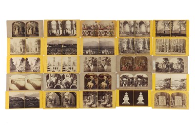 Lot 136 - Collection of 62 Stereo Cards