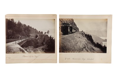 Lot 60 - 4 Photographs of Chemin De Fer Rigi Railway