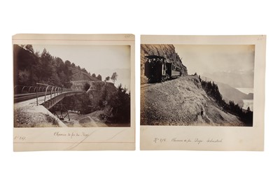 Lot 504 - 4 Photographs of Chemin De Fer Rigi Railway