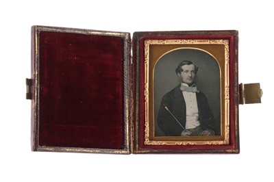 Lot 64 - A Very Fine Ninth Plate Daguerreotype Portrait of a Seated Gentleman