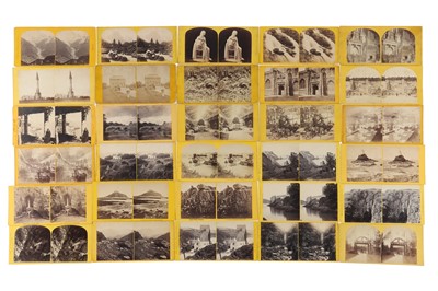 Lot 137 - Large Collection of 90 Stereocards