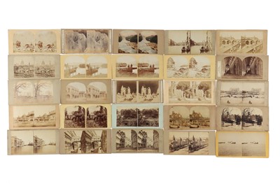 Lot 138 - Large Collection of 55 Stereocards