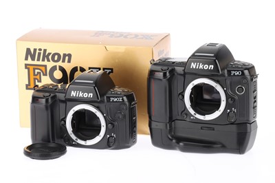 Lot 131 - A pair of Nikon F90 SLR Camera Bodies