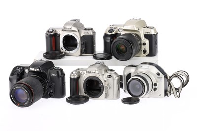 Lot 133 - A Selection of Nikon F-series SLR Cameras