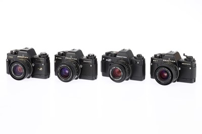 Lot 265 - A Selection of Praktica Electronic Cameras