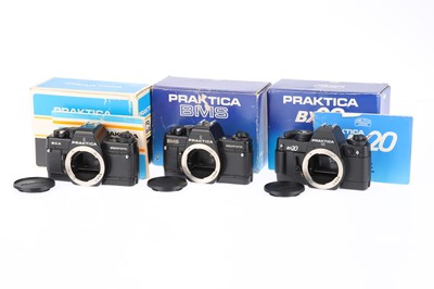 Lot 266 - A Group of Praktica Electronic Camera Bodies