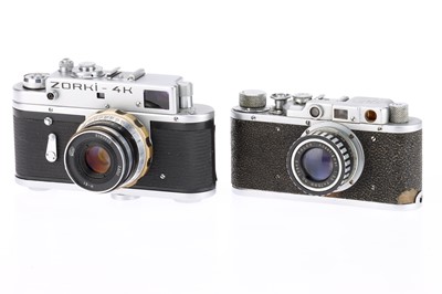 Lot 58 - A Pair of Russian 35mm SLR Cameras