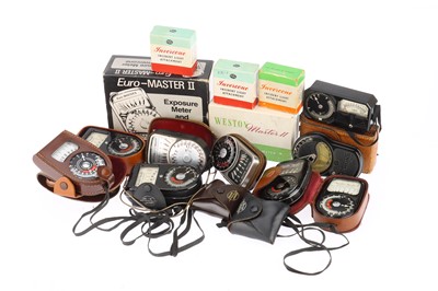 Lot 992 - A Mixed Selection of Exposure Meters and Invercones