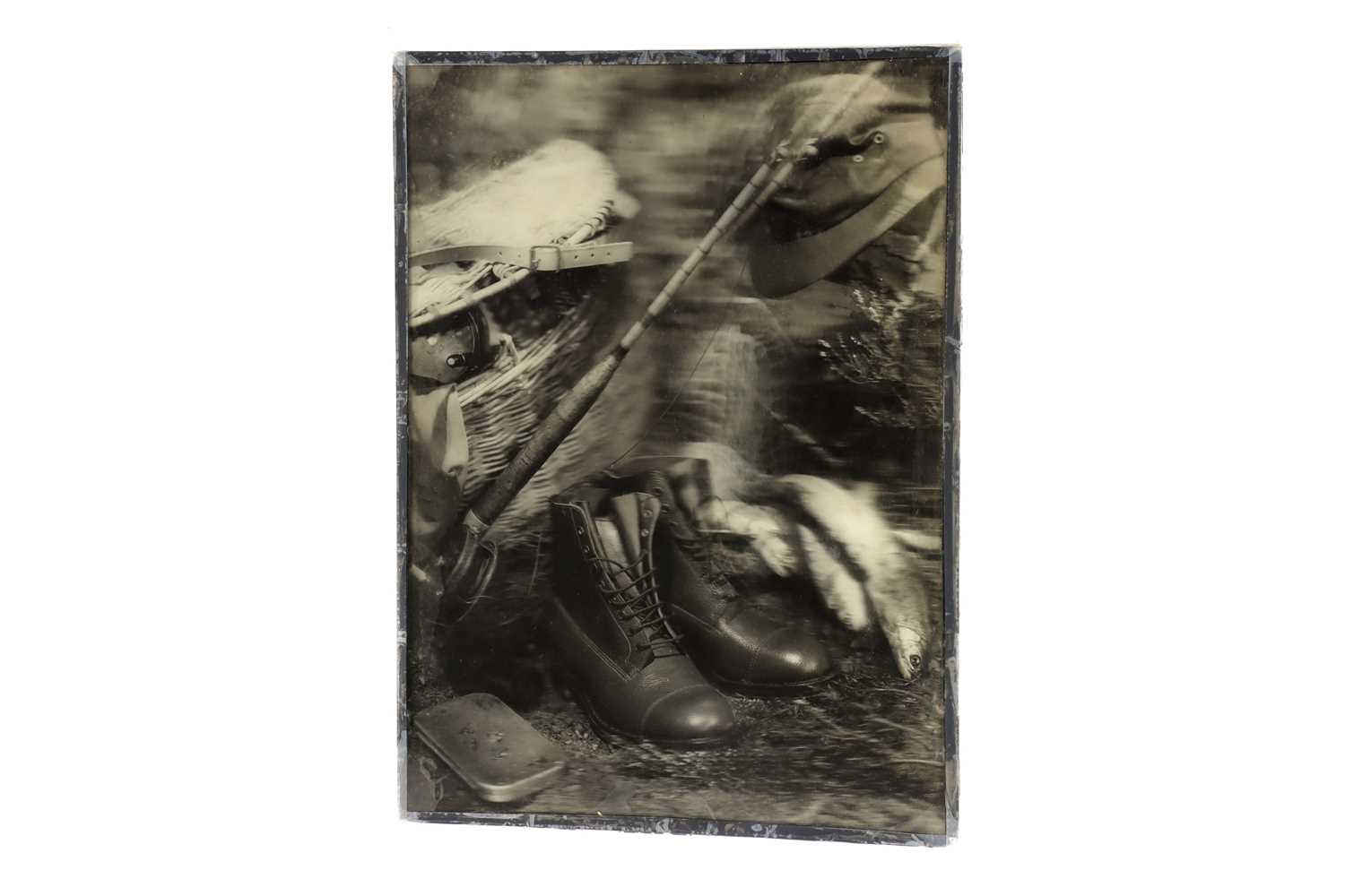 Lot 71 - An Early Glass Lenticular Photograph