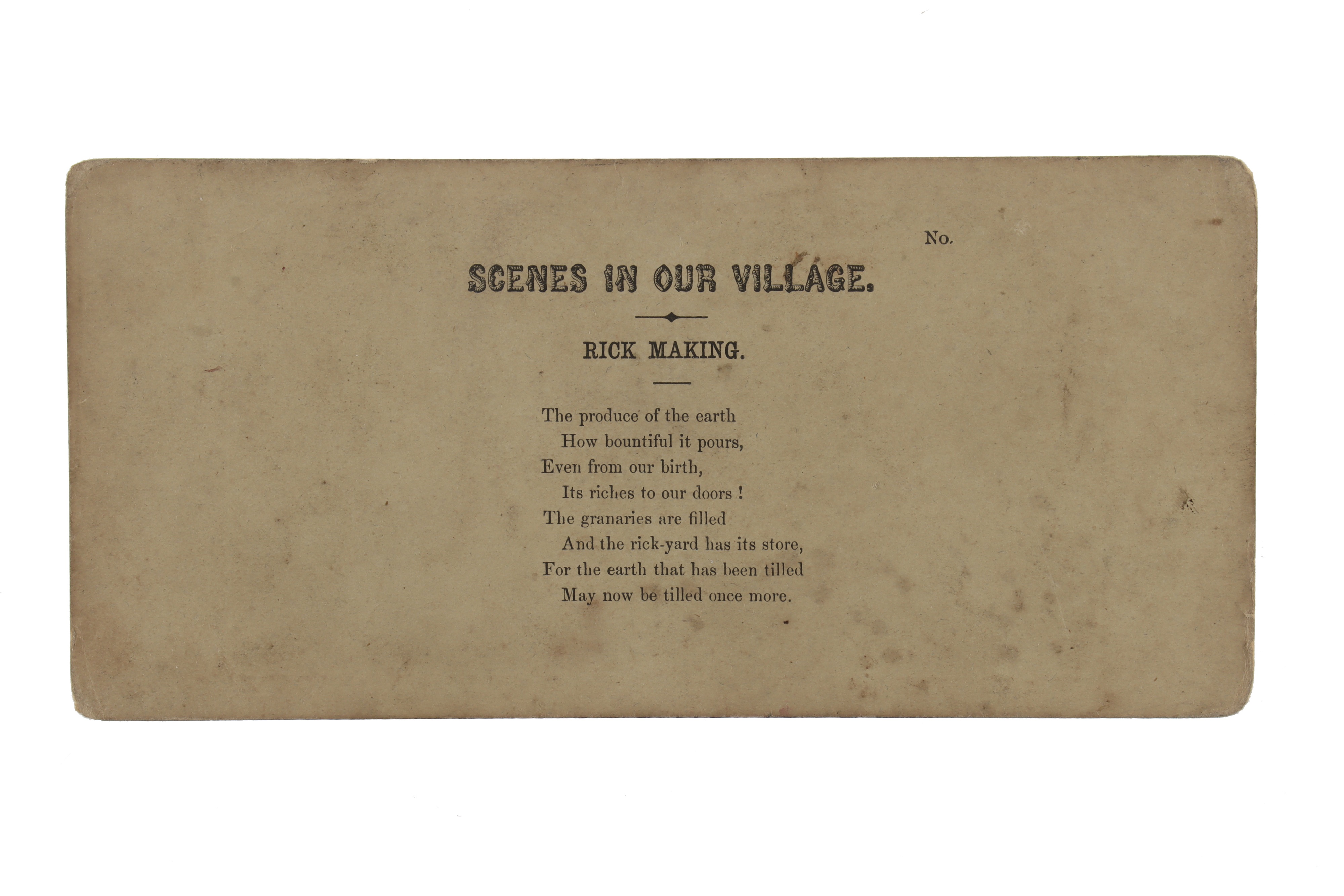 Lot 155 - T. R. Williams Stereocard, Scenes in Our