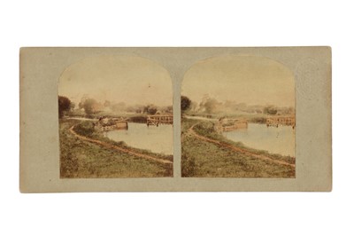 Lot 157 - T. R. Williams Stereocard, Scenes in Our Village, The Wear-Another Way