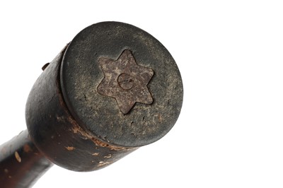 Lot 88 - A Victorian Amputee's Wooden Leg and Crutch