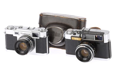 Lot 276 - A pair of Yashica 35mm Rangefinder Cameras