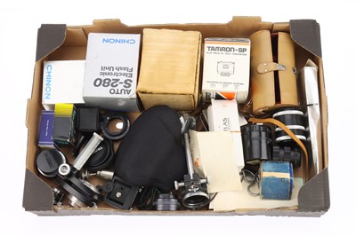 Lot 1011 - A Mixed Selection of Camera Accessories and Photographica