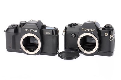 Lot 235 - A pair of Contax 35mm SLR Camera Bodies