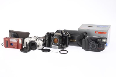 Lot 565 - A Selection of Canon 35mm Cameras