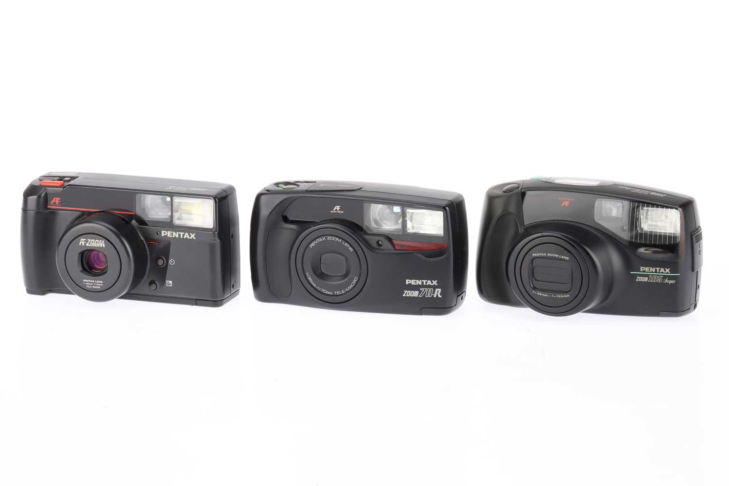 Lot 232 - A Selection of Pentax Compact 35mm Cameras