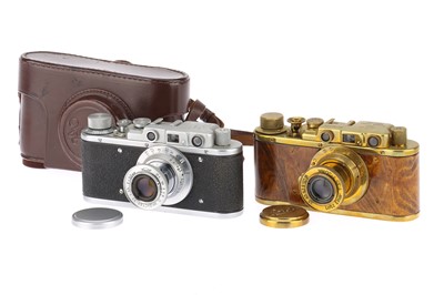 Lot 234 - A Pair of Zorki 35mm Rangefinder Cameras