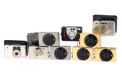 Lot 566 - A Selection of APS Ultra Compact Cameras