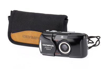 Lot 340 - An Olympus mju-II zoom 80 35mm Compact Camera