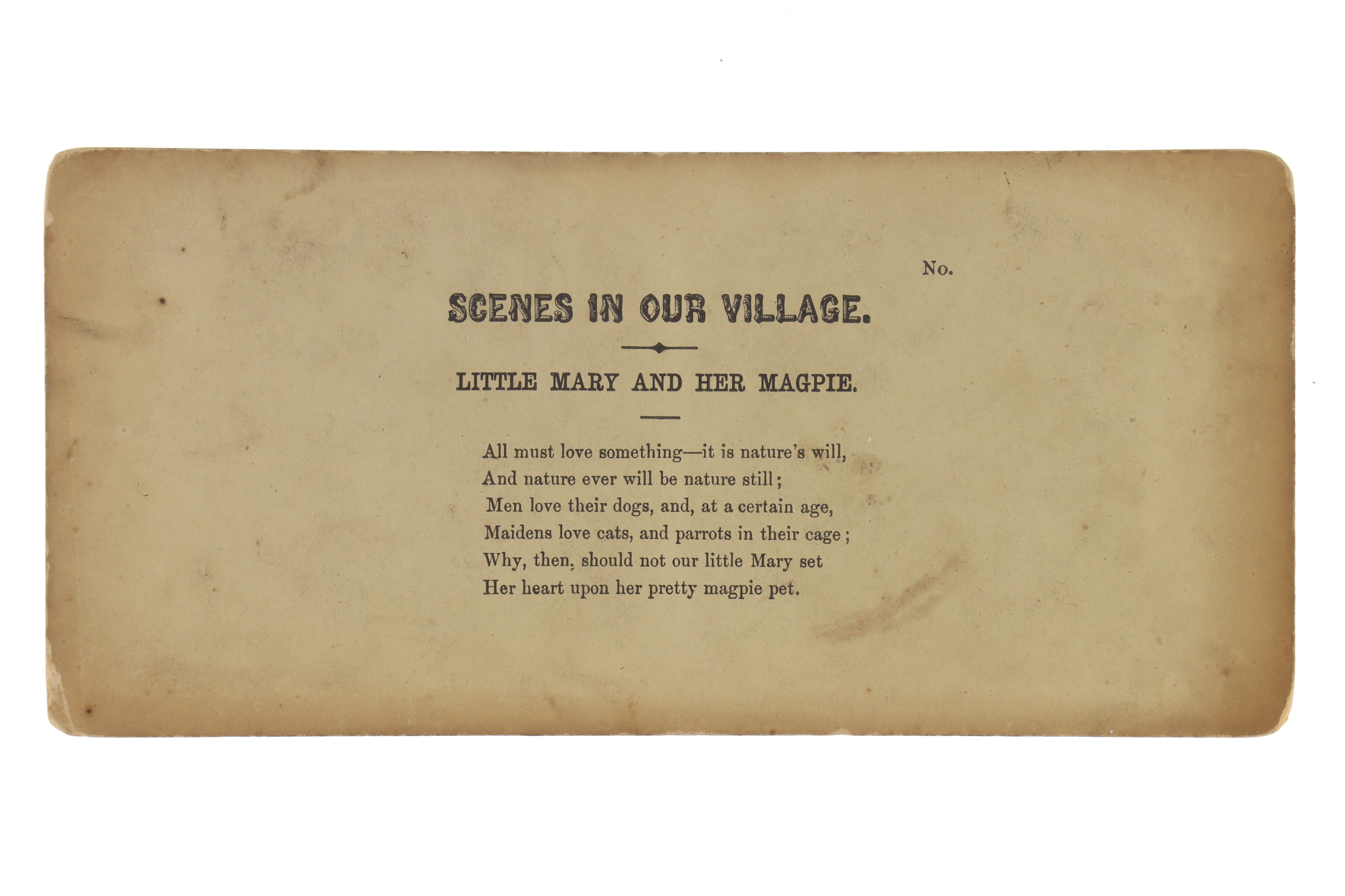 Lot 170 - T. R. Williams Stereocard, Scenes in Our