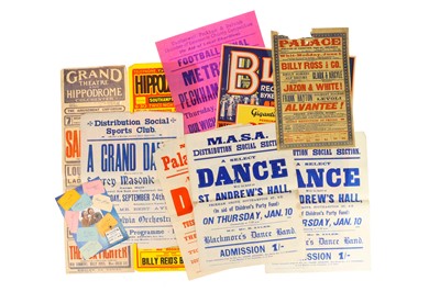 Lot 358 - Collection of 20 Early Entertainment  Posters