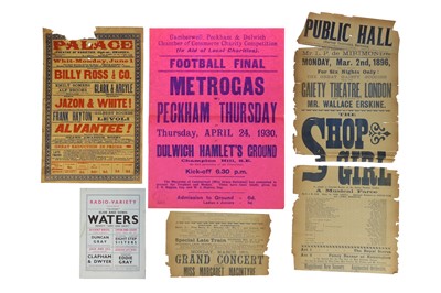 Lot 962 - Collection of 20 Early Entertainment Posters