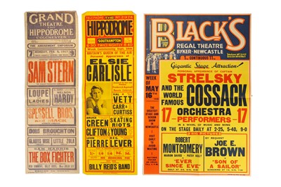 Lot 962 - Collection of 20 Early Entertainment Posters