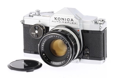 Lot 218 - A Konica Auto-Reflex 35mm SLR Full and Half Frame Camera