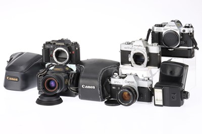 Lot 216 - A Selection of 35mm SLR Camera Bodies