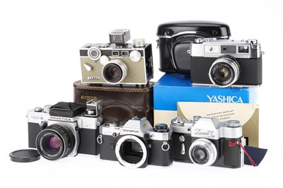 Lot 217 - A Good Selection of 35mm Cameras