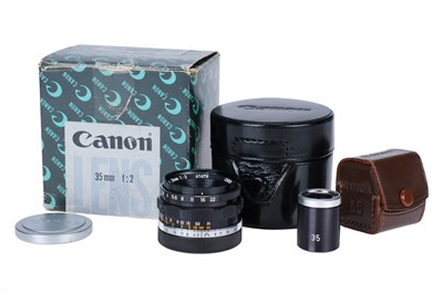 Lot 114 - A Canon f/2 35mm Lens