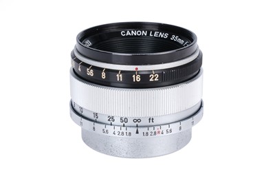 Lot 113 - A Canon f/1.8 35mm Lens