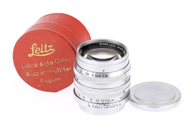 Lot 30 - A Leitz Wetzlar Summarit f/1.5 5cm (50mm) Lens