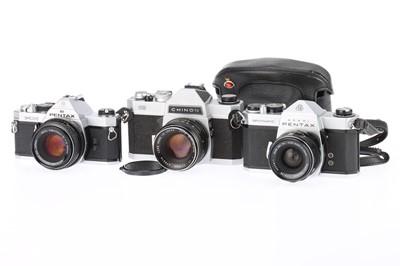 Lot 194 - A Selection of 35mm SLR Cameras