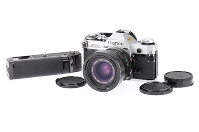 Lot 338 - A Canon AE-1 35mm SLR Camera Outfit