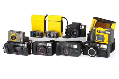 Lot 541 - A Selection of Compact Film Cameras