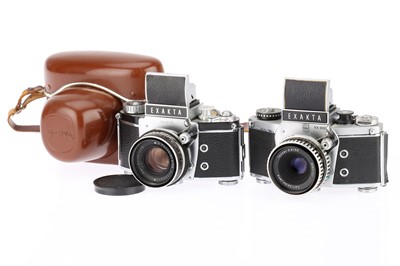 Lot 195 - Two Ihagee Exakta 35mm SLR Cameras