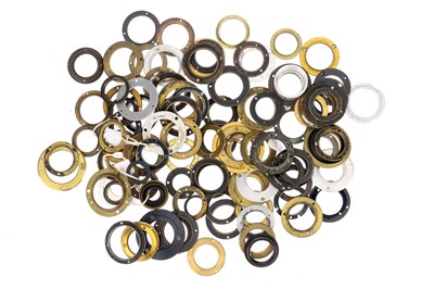 Lot 895 - A Collection of Metal Lens Mounting Rings