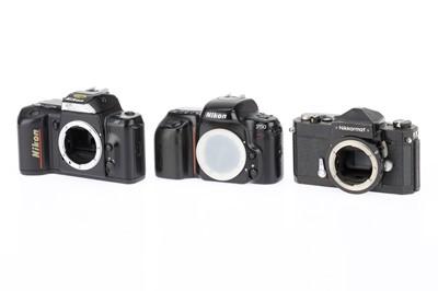 Lot 128 - A Small Selection of Nikon 35mm Camera bodies