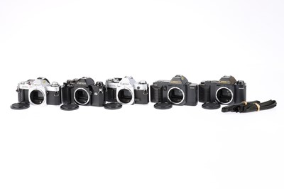 Lot 336 - A Group of Canon 35mm SLR Camera Bodies