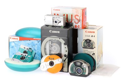 Lot 548 - A Selection of Canon Ixus APS Film Cameras