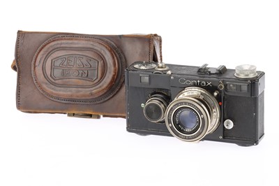 Lot 106 - A Zeiss Ikon Contax I 35mm Rangefinder Camera