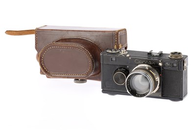 Lot 104 - A Zeiss Ikon Contax I 35mm Rangefinder Camera